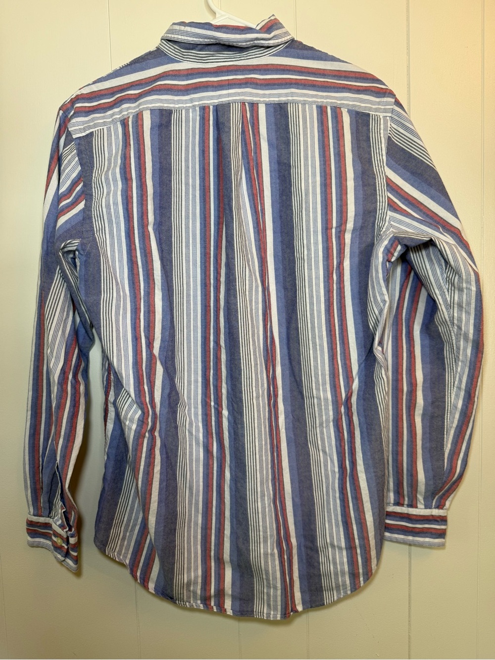 Polo Ralph Lauren Blue Vertical Stripe Button-Down 100% Cotton men’s Medium - Picture 7 of 10